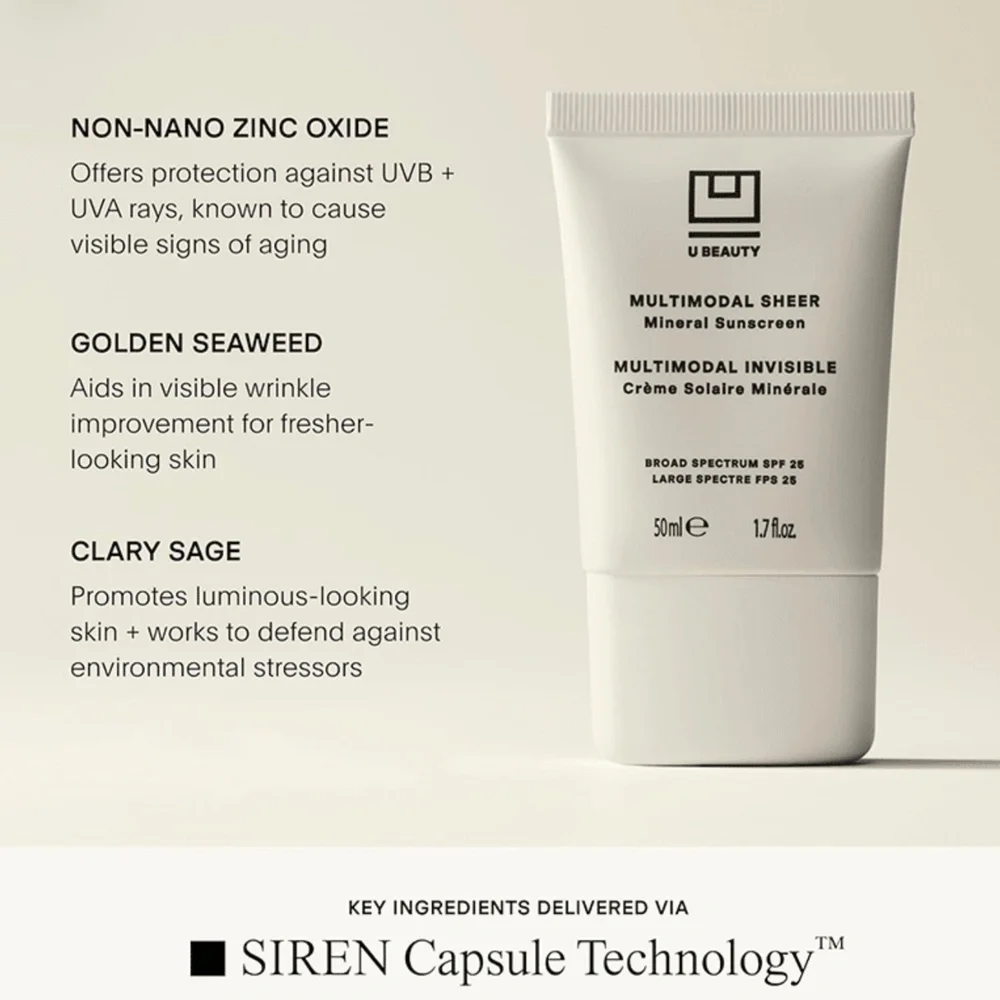 NWT U Beauty MultiModal Sheer Mineral Sunscreen SPF 30 FS